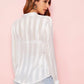 See-through tops striped shirts for sun protection