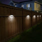 Solar Light Outdoor Street LED Lights Control Induction Courtyard Decoration Solar Fence Wall Light Semi-circular Energy-Saving