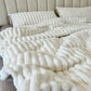 High-end Thicken Plush Bedding Set for Winter Autumn Warm Artificial Rabbit Velvet Duvet Cover   4 Pcs Warmth  s