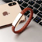 Mobile Phone Charging Cable Leather Bracelet for Men Data Cable Hand Chain Send Gift to Husband USB Charging Cable Wrist Strap