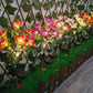 Solar Light LED Orchid Rose Lawn Lamp Outdoor IP65 Waterproof Garden Villa Aisle Corridor Christmas Decoration Fluorescent Lamp