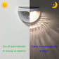 Solar Light Outdoor Street LED Lights Control Induction Courtyard Decoration Solar Fence Wall Light Semi-circular Energy-Saving