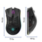 BM600 Rechargeable Gaming Mouse USB 2.4G Wireless RGB Light Ergonomics Gaming Mouse Desktop PC Computers Notebook Laptop Mouses
